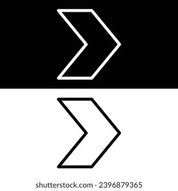 Arrow icon design, illustration design