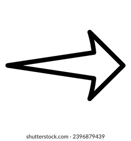Diseño de icono de flecha, diseño de ilustración