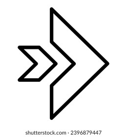 Diseño de icono de flecha, diseño de ilustración