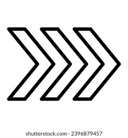 Diseño de icono de flecha, diseño de ilustración