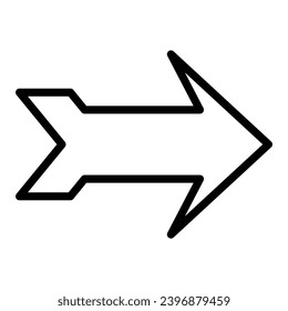 Diseño de icono de flecha, diseño de ilustración