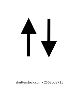 Arrow icon design in illustration