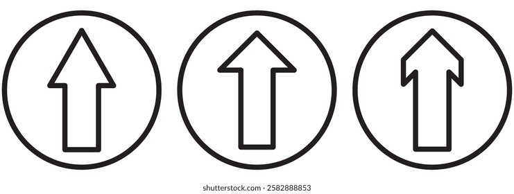 arrow up icon design illustration