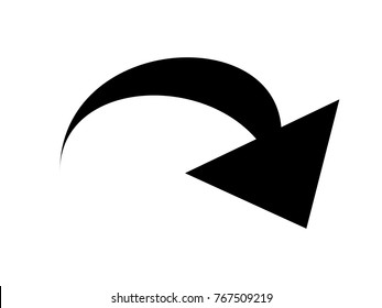 Arrow Icon design isolated background