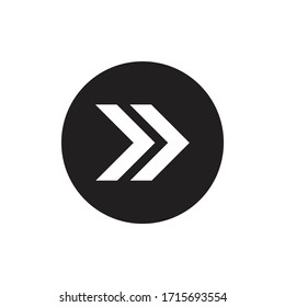 Arrow icon design isolated on white background