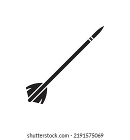 Diseño de icono de flecha. aislado de fondo blanco. ilustración vectorial