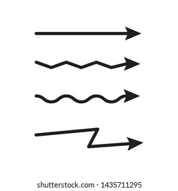 arrow icon for design logo or web
