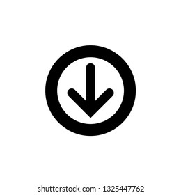 Arrow icon design template vector isolated illustration