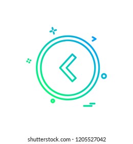 Arrow icon design vector