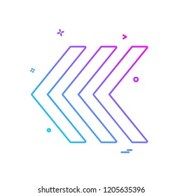 Arrow icon design vector