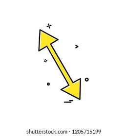 Arrow icon design vector