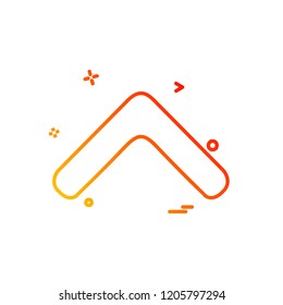 Up arrow icon design vector