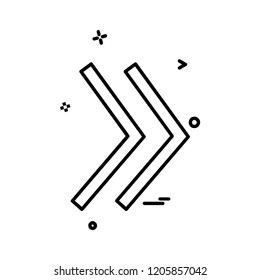 Arrow icon design vector