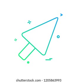 Arrow icon design vector