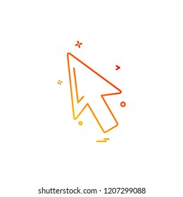 Up arrow icon design vector
