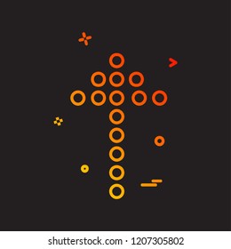 Up arrow icon design vector
