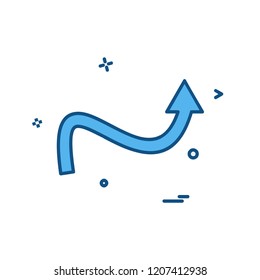 Arrow icon design vector