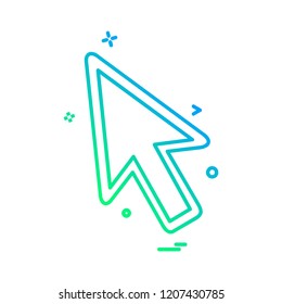 Arrow icon design vector