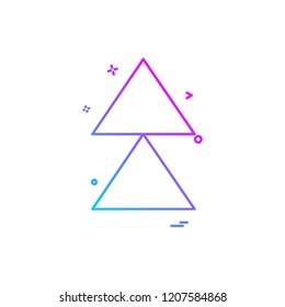 Up arrow icon design vector