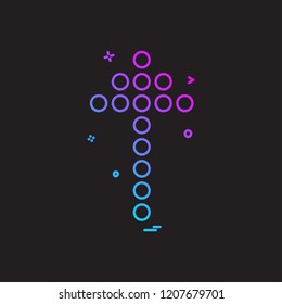 Up arrow icon design vector