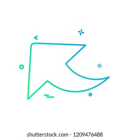 Arrow icon design vector