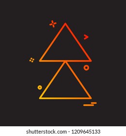 Up arrow icon design vector