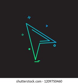 Arrow icon design vector