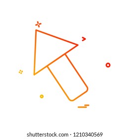 up arrow icon design vector