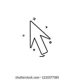 Up arrow icon design vector
