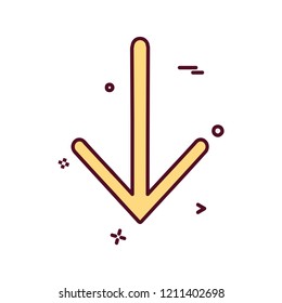 Arrow icon design vector