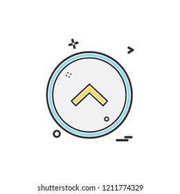 Arrow icon design vector