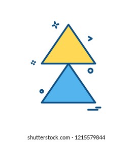 Up arrow icon design vector