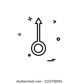 Arrow icon design vector