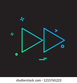 Arrow icon design vector