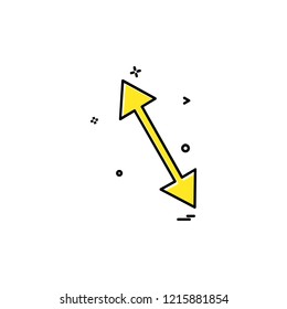Arrow icon design vector