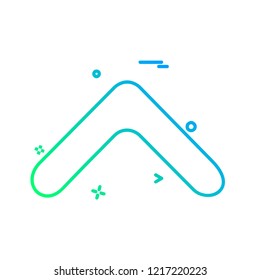 Up arrow icon design vector