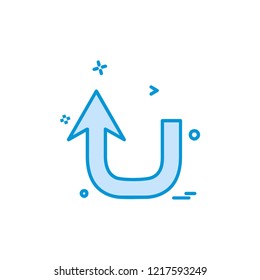 Arrow icon design vector