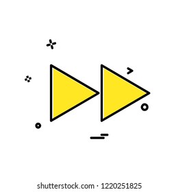 Arrow icon design vector