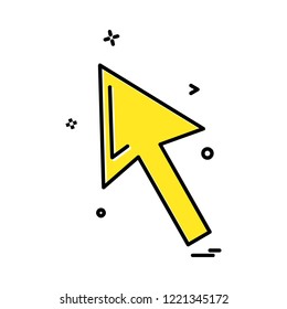 Up arrow icon design vector