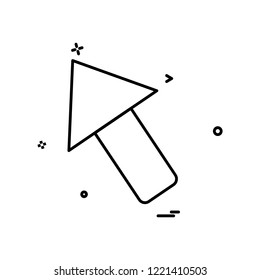 up arrow icon design vector