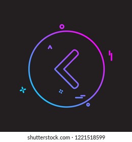 Arrow icon design vector