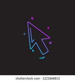 Up arrow icon design vector