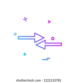 Arrow icon design vector
