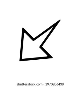 Arrow icon design vector graphics