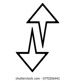 Arrow icon design vector graphics
