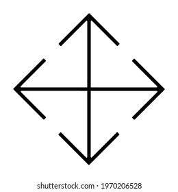 Arrow icon design vector graphics