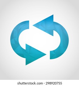 arrow icon design, vector illustration eps10 graphic 