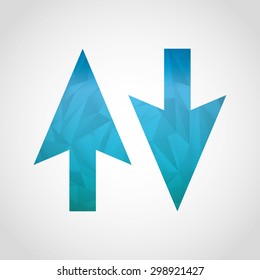arrow icon design, vector illustration eps10 graphic 