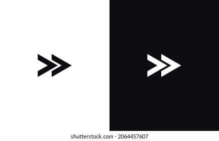 arrow icon design vector on white and black background