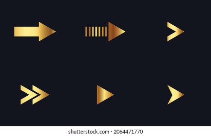 arrow icon design vector on white and black background